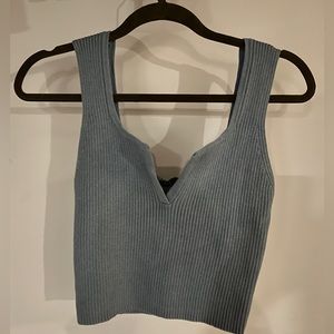 Grayish Blue Sweater Tank Size Large